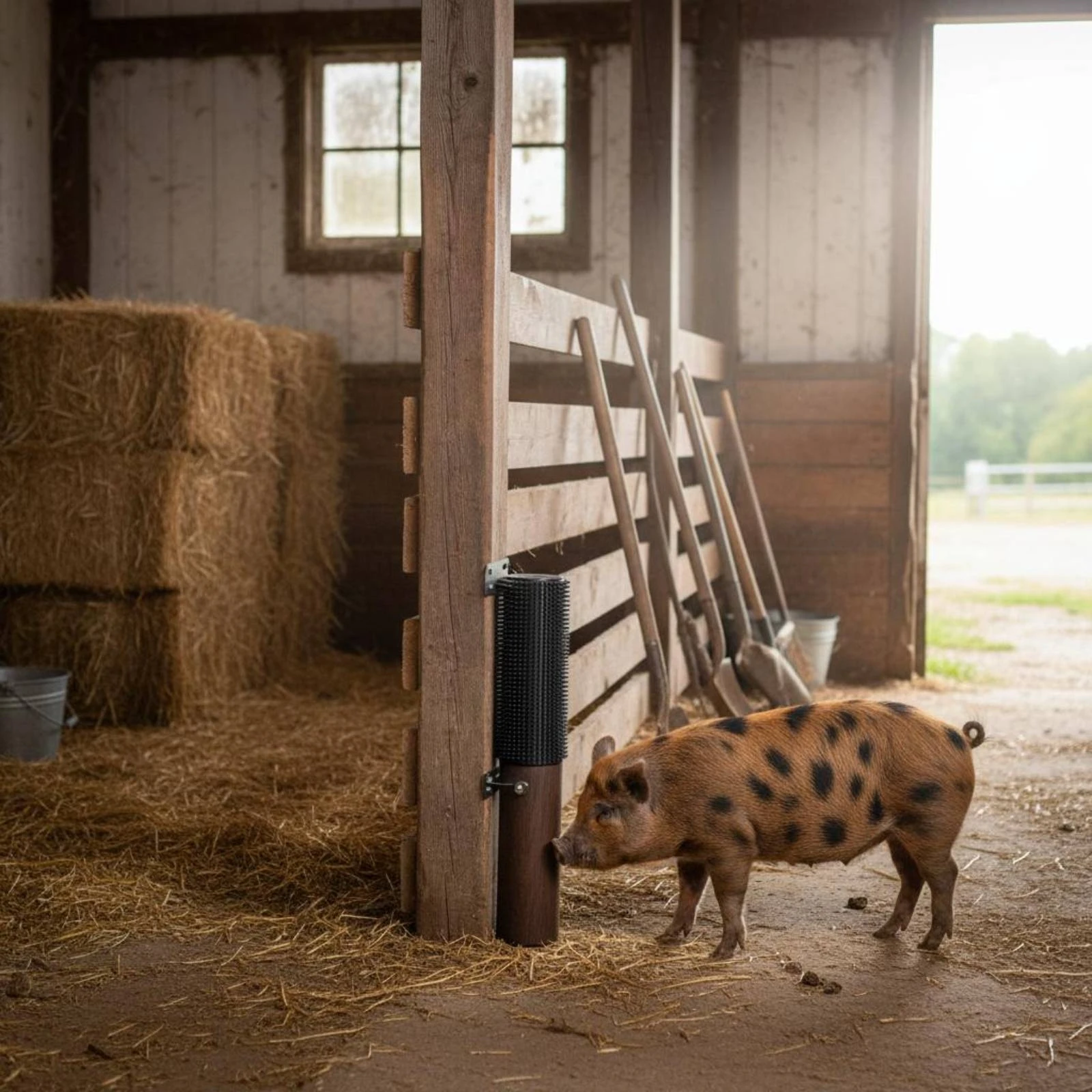 Creature Scratcher Panel Mountable Livestock Scratching Pad Horse Scratching Pad Easy to Install Long-Lasting for Horses