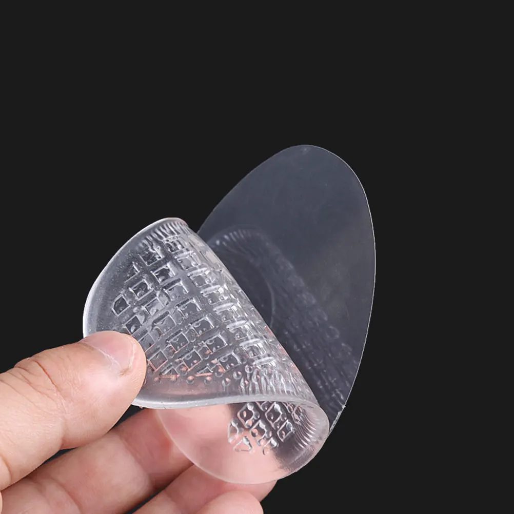 

High Heel Gel Pads Transparent Super Gel Forefoot Cushion Massaging Insoles Pressure Relief Ball of Foot Pain Shoe Pads