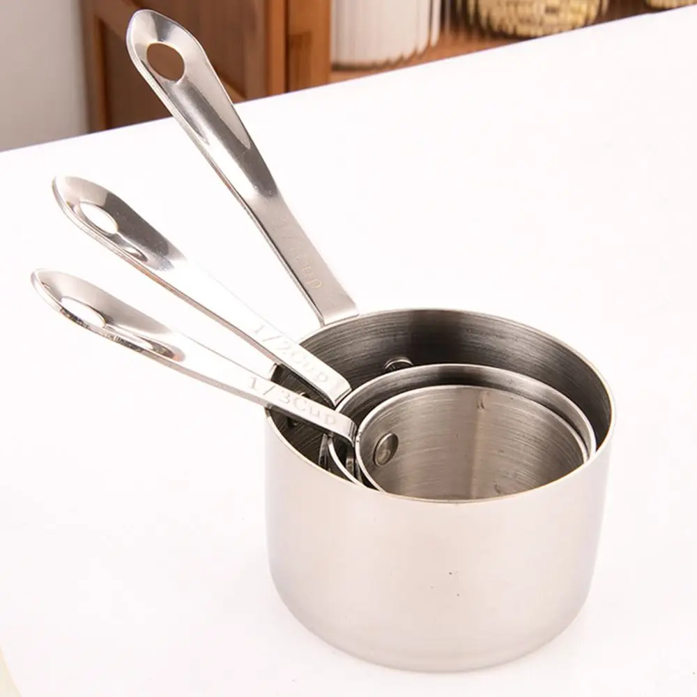 Portable Mini Sauce Pan 60/80/125/250ML Reusable Stainless Steel Seasoning Box Long Handle Household Condiment Containers