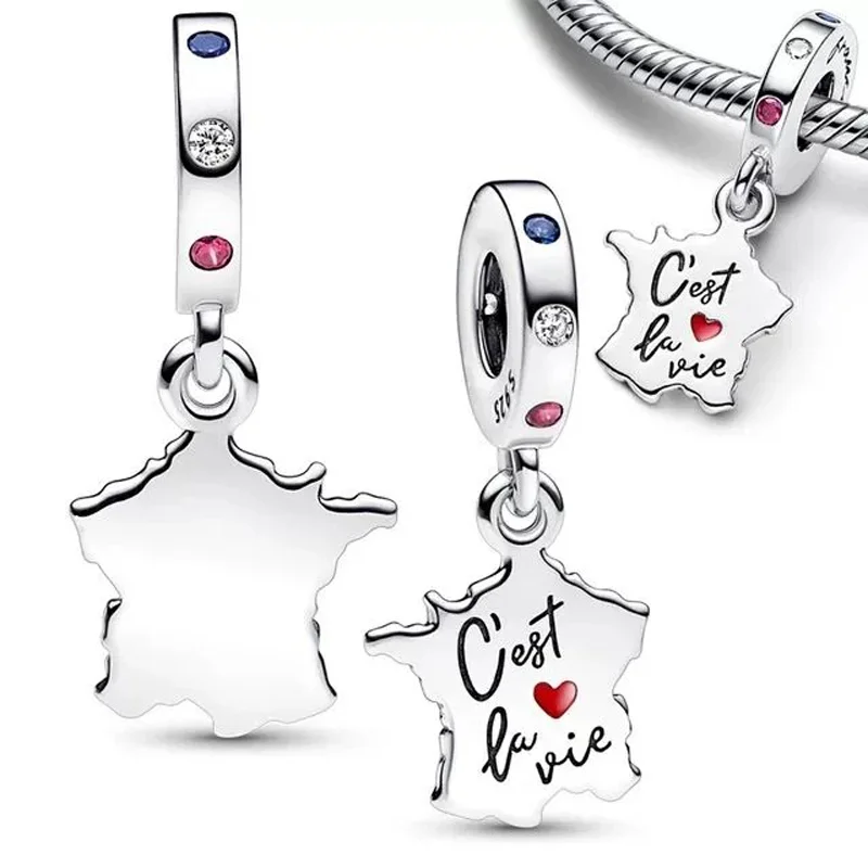 حار بيع سلسلة متعددة سحر الخرزة قلادة تنطبق على الأصلي الأوروبي تصفيح الفضة والمجوهرات DIY بها بنفسك صنع هدية رائعة فريدة من نوعها