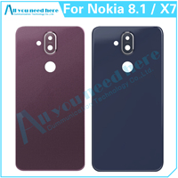 For Nokia 8.1 X7 TA-1099 TA-1113 TA-1115 TA-1131 TA-1119 TA-1121 TA-1128 Back Cover Door Housing Case Rear Cover Battery Cover