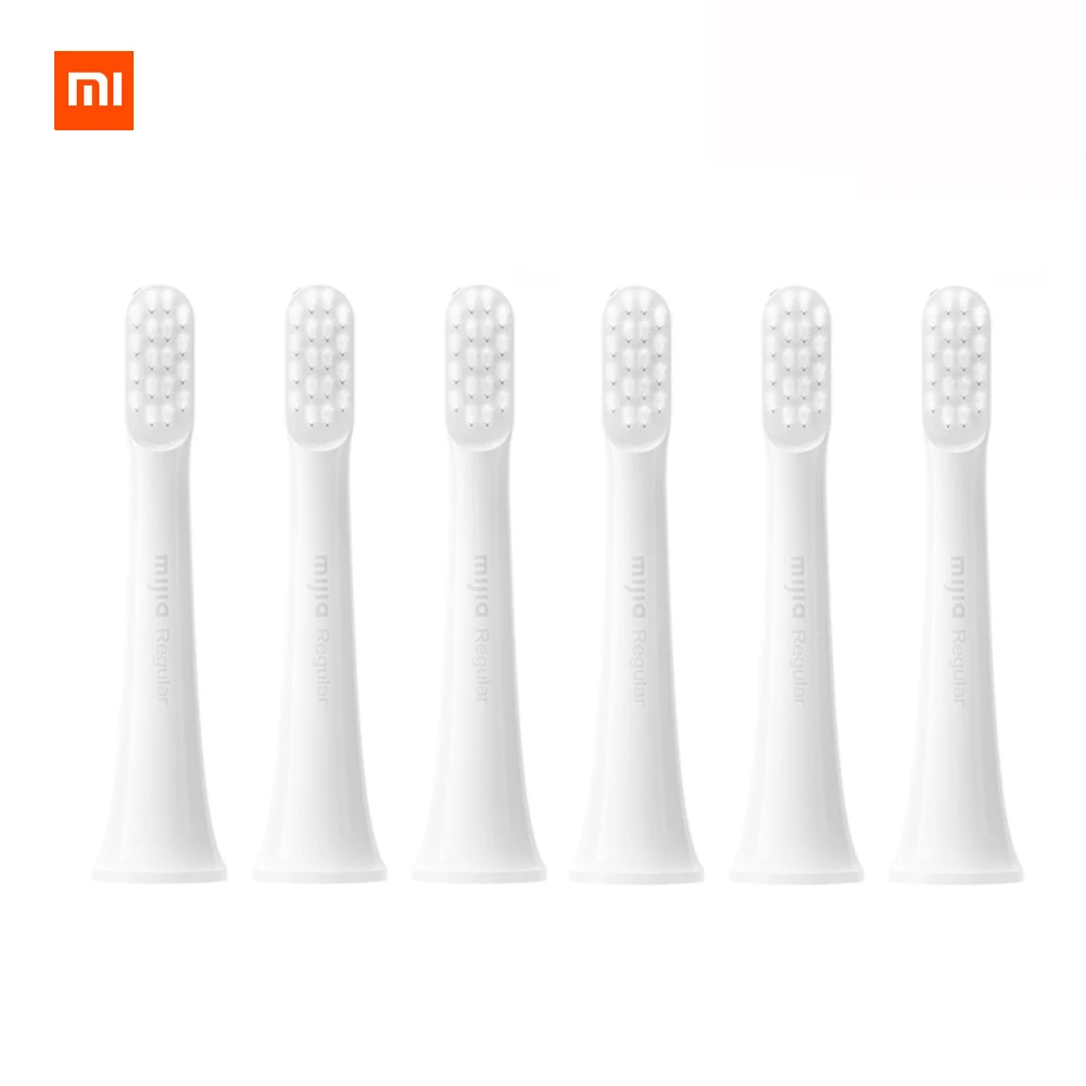Original Xiaomi Mijia เปลี่ยนหัวแปรงสีฟันโซนิคไฟฟ้าแปรงสีฟัน T100 T300 T500 3หัวแปรงฟันแต่ละกล่อง