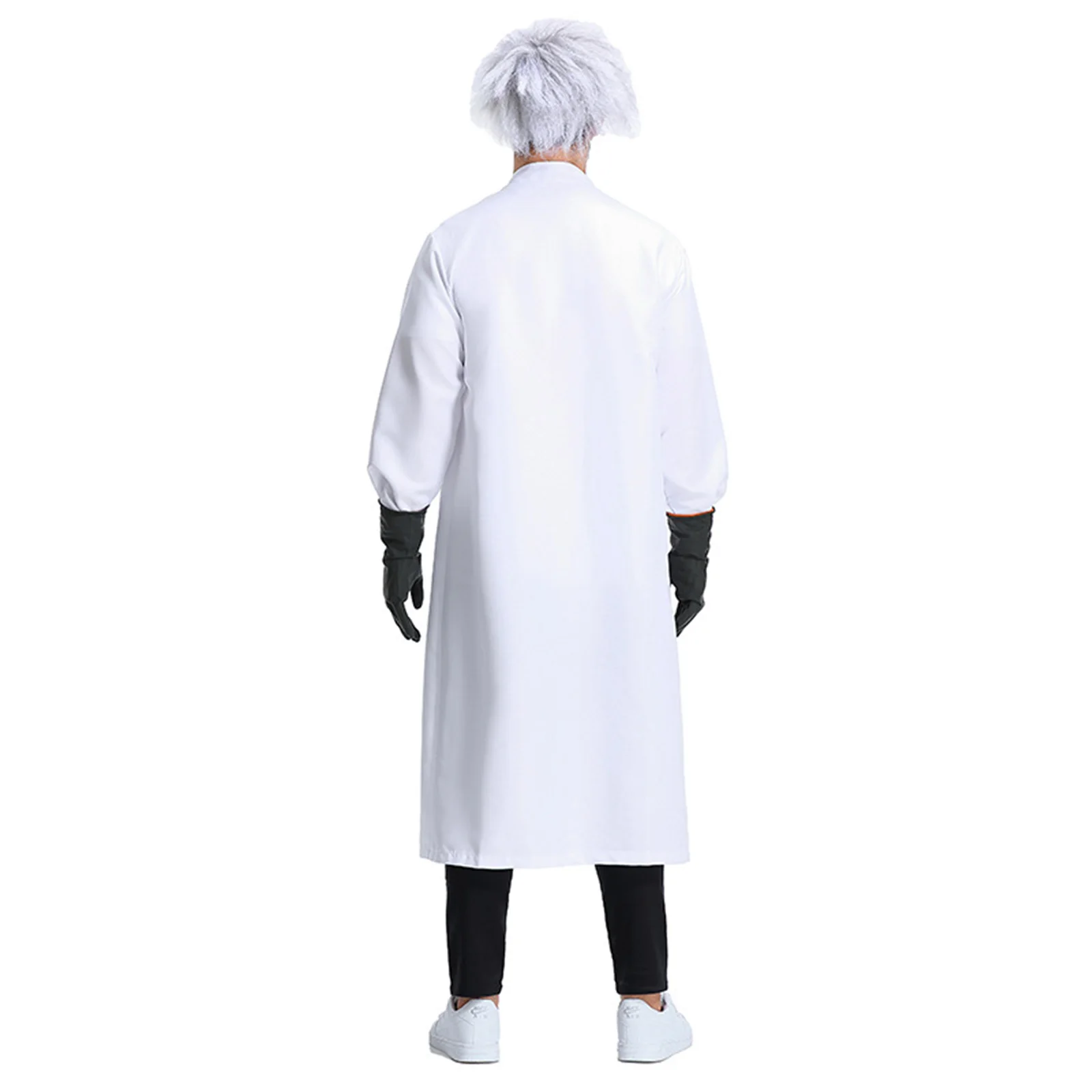 Volwassen Wetenschapper Cosplay Kostuum Halloween Carnaval Kerst Cosplay Feest Kostuums Volledige Set Voor Mannen