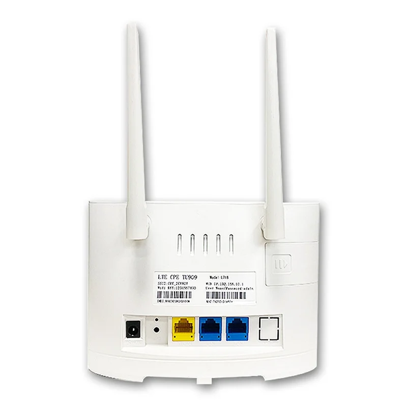 4G LTE CPE Router Modem RJ45 LAN WAN External Antenna Wireless Hotspot with Sim Card Slot 4G SIM Card Router US Plug