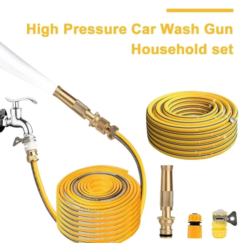 

Водяной шланг высокого давления, расширяемый многофункциональный распылитель для мойки автомобилей, насадка для орошения сада, 5 м/10 м/15 м, водяной шланг, распылитель