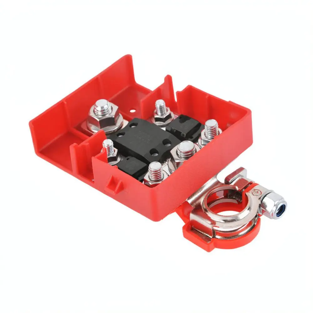 High Performance Brass Battery Terminal 32V 400A Connector For Car RV Electrical System Modification Power Cable Clamp