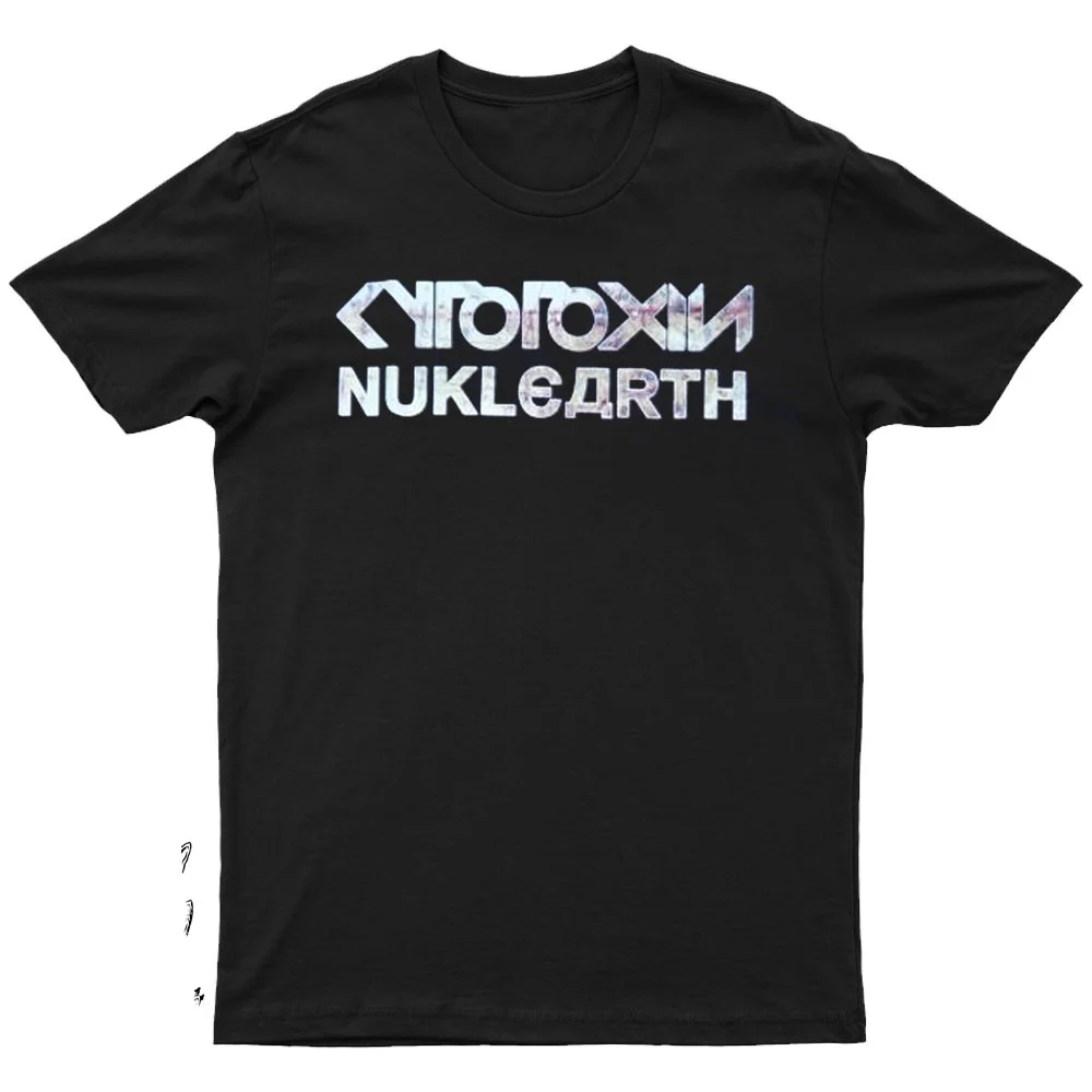

2025 New CYTOTOXIN - NUKLEARTH Printed Unisex Street Fashion Trend Short Sleeved Pure Cotton Round Neck