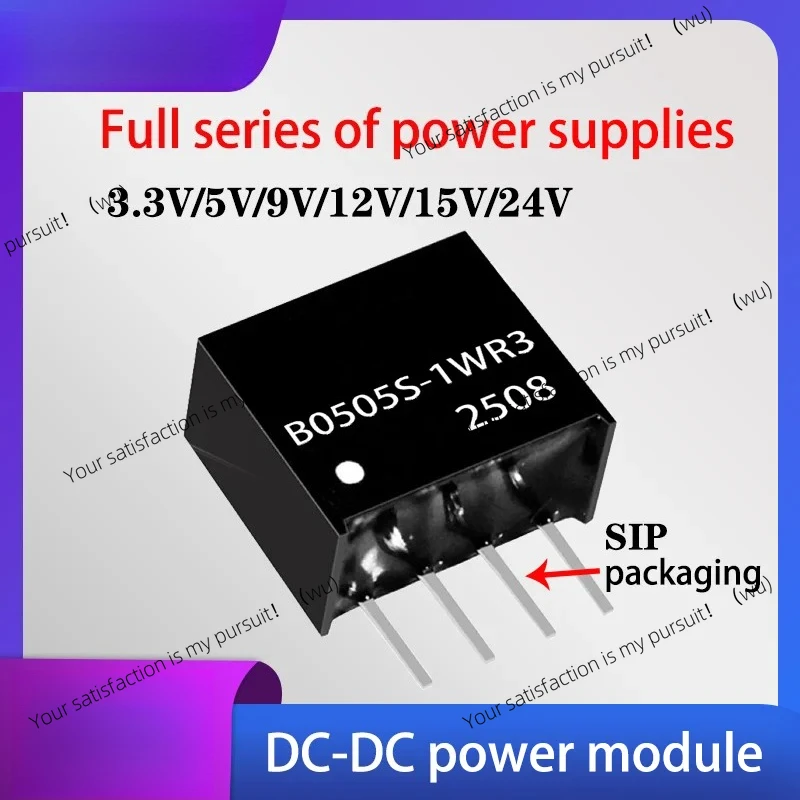 Applicable to B0305S/0303/0309/0312/0315/0324/0503 etc. 12 15 24 to 3.3v 5v 9v 12v 15v 24v 1w Isolated Power Supply Module