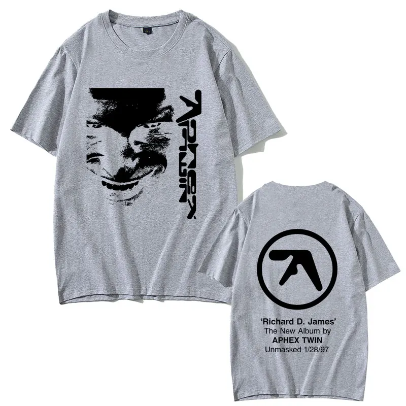 Aphex Twin Face Graphic T Shirt Richard D James Album Print T
