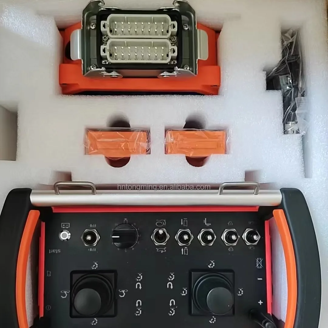 

Беспроводной пульт дистанционного управления HBC735 с двумя рукоятками для запчастей автобетононасосов Putzmeister, для строительной техники