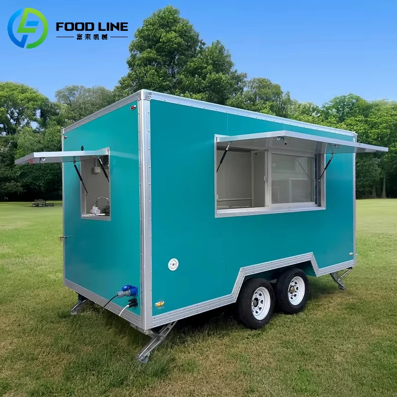 

Customized High Quality Bbq Chinese China Mobile Pizza Lemonade Food Trailers for Sale Food Truck