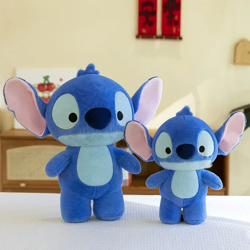 30-80cm Disney Lilo&Stitch Plush Toys Kawaii Anime Standing Stitch Plushie Doll Soft Stuffed Cartoon Kids Xmas Birthday Gift