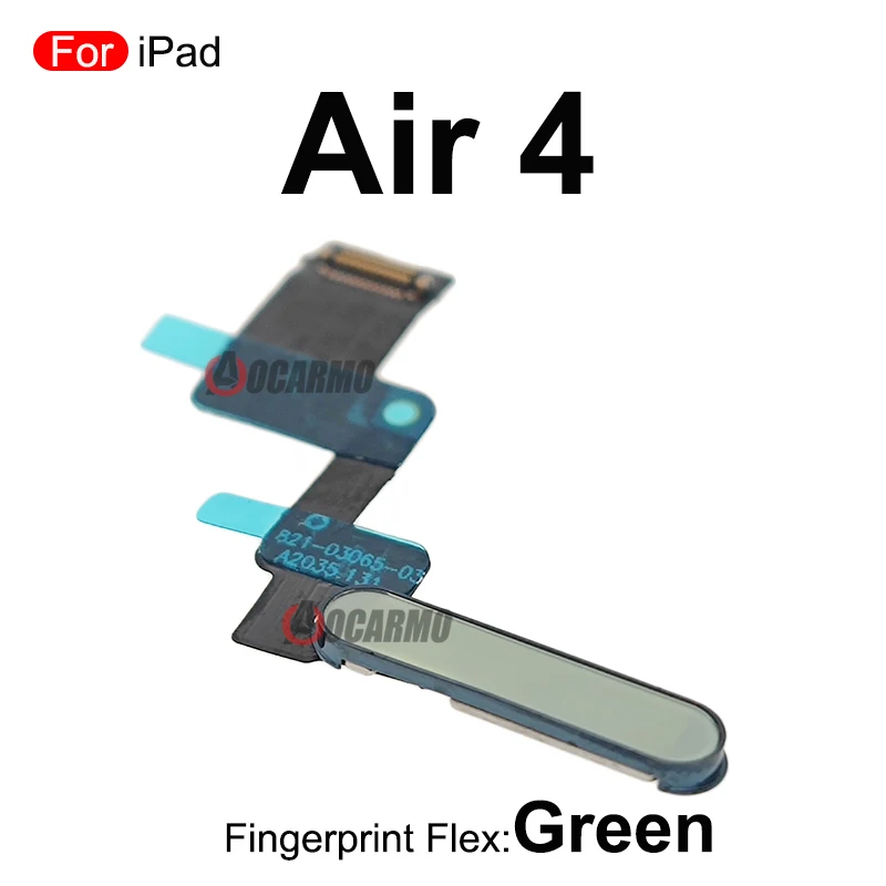 Power Buttons Fingerprint Flex Cable For iPhone iPad 4th Generation Air4 10.9inch A2316 A2324 A2325 A2072 Repair Part