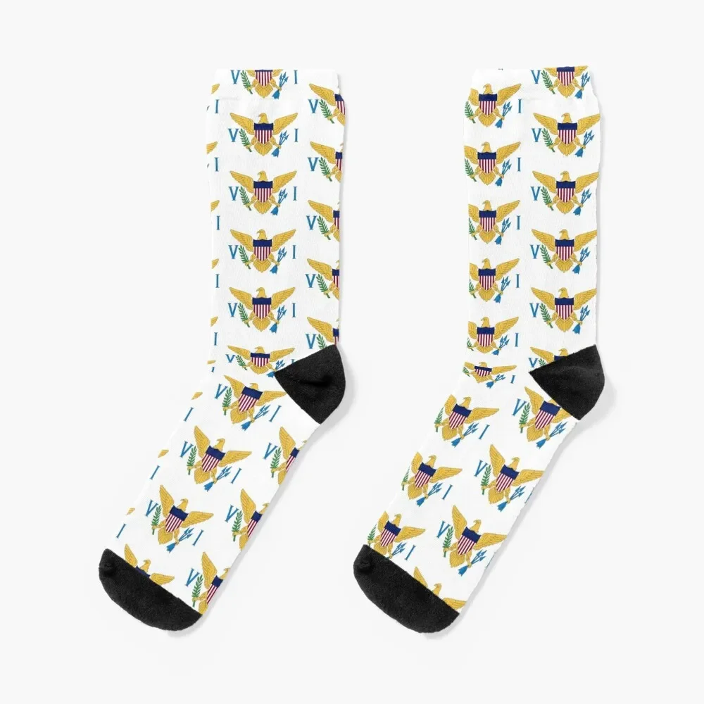 

Virgin Islands Socks with print gifts kids Women's Socks Men's