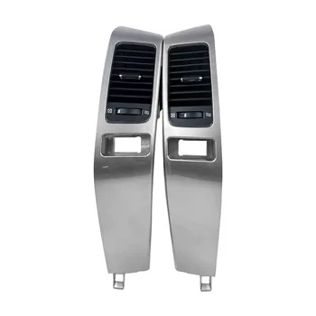 Grade de ventilação de ar A/C Quadro decorativo prateado para Toyota Land Cruiser Prado LC120 2003-2009