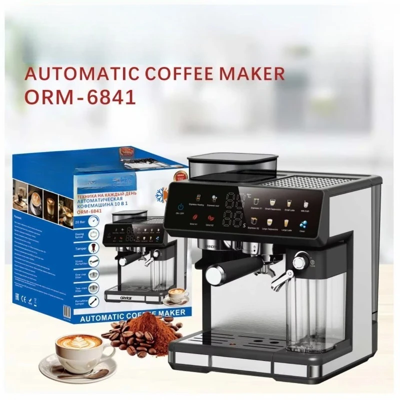 Super Automatic Espresso Machine Bean-to-Cup Grinder Integrated One-Touch Operation European Standard CE Certified