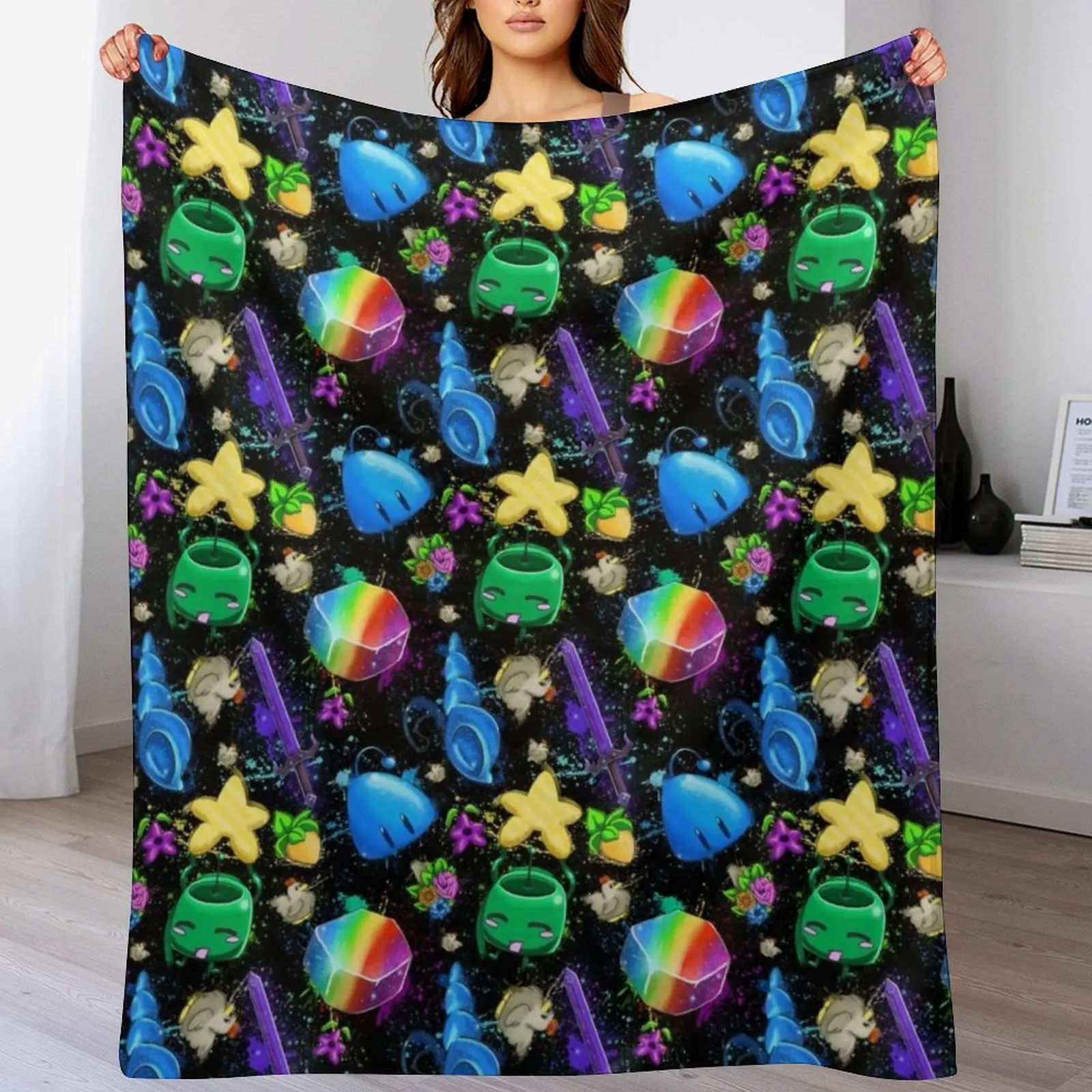 

The valley Throw Blanket Sofa Flannels For Baby Soft Beds Blankets