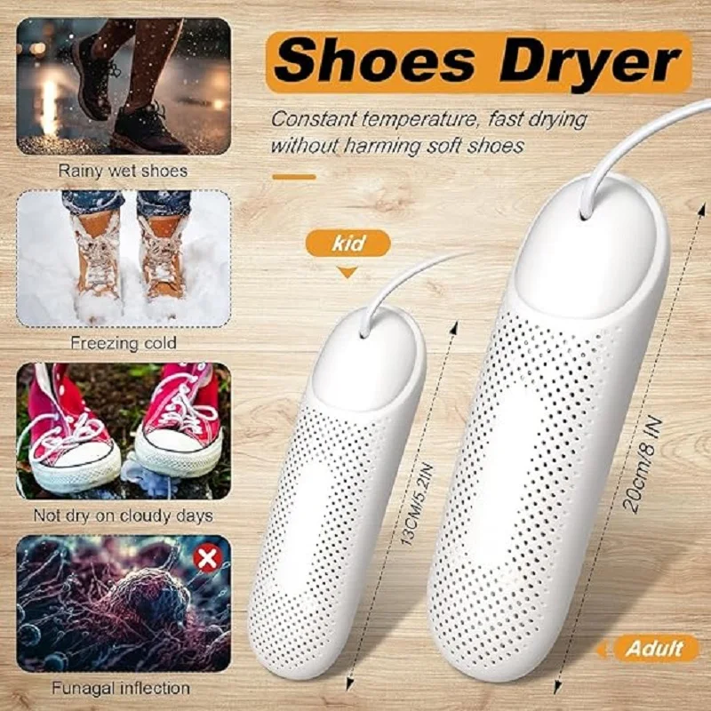 

Household Shoes Dryer Boot Deodorizer suitable for adults and children Light Shoes Dryer with Timer Electric Boot Warmer Machine