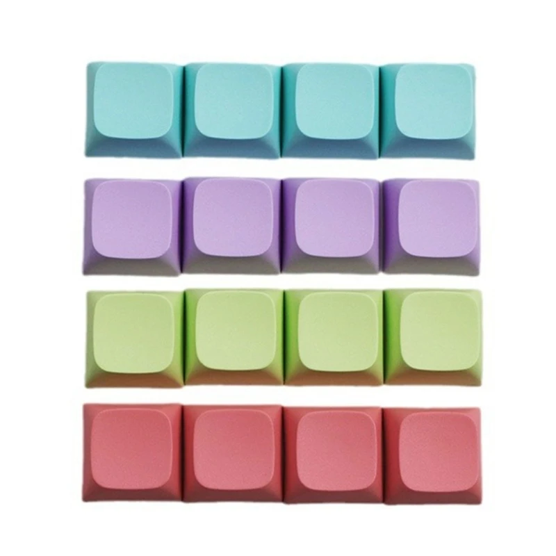 Customizable Keycaps Set 4Key Colorful PBT Keycaps Unique XDA Keycaps for Mechanical Keyboards Wear Resistance