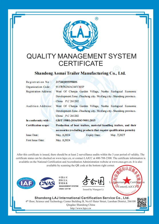 RV Trailer Trailer Yacht Trailer Vbend Bridge Axle Leaf Spring Original Factory