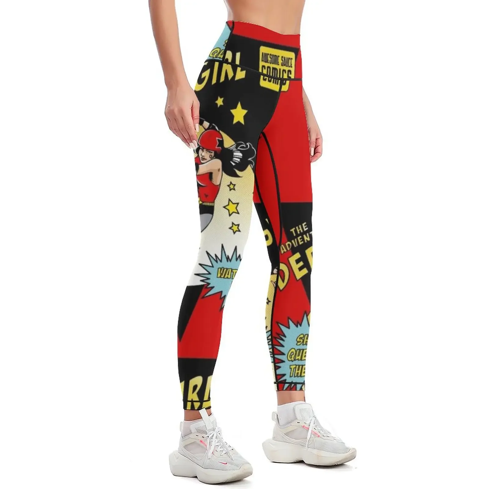 The Adventures of Derby Girl Leggings Women's fitness Legging sport exercise clothing for for girls Womens Leggings