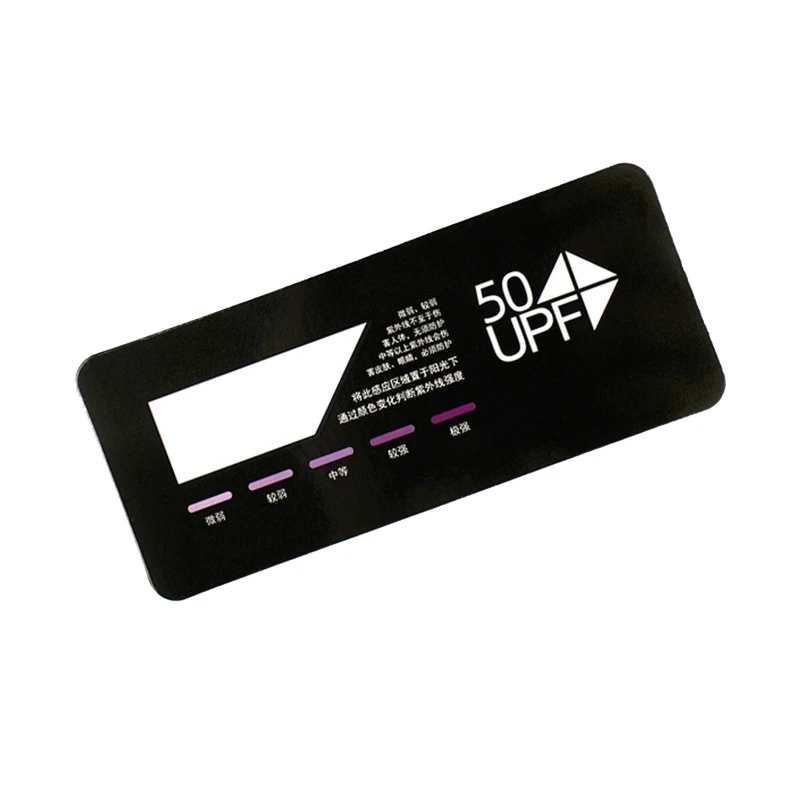Professionele UV-testkaart UPF50+ testkaart Premium UVB-testkaart UV-teststrips Outdoor Sunshine-testkaart