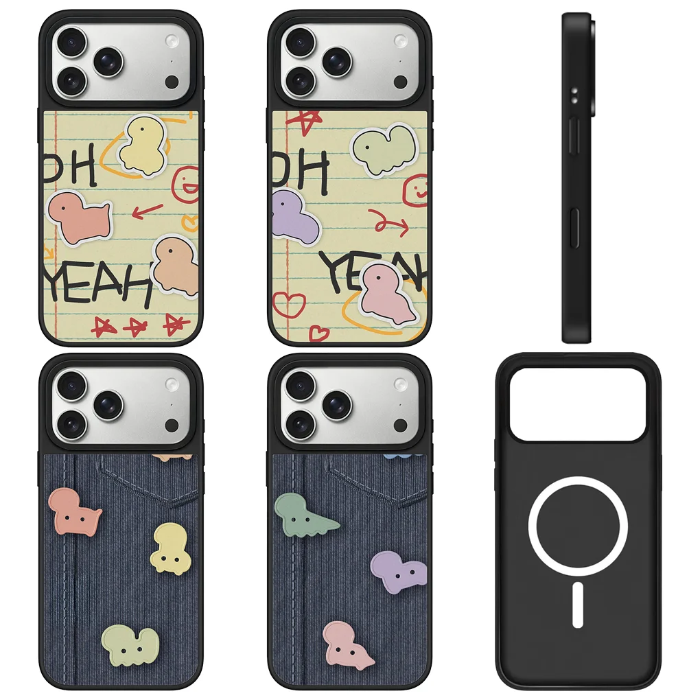 

Oh Yeah Mirror Surface Magnetic Phone Case Cover For IPhone 12 13 14 15 16 17 Pro Max Case For IPhone 17 Air