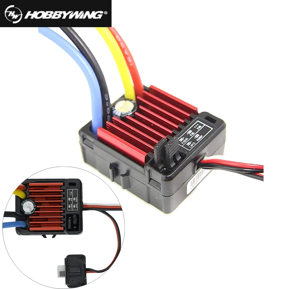 Hobbywing QuicRun 1060 60A Brushed ESC for 1/10 Brushed Speed Controllers