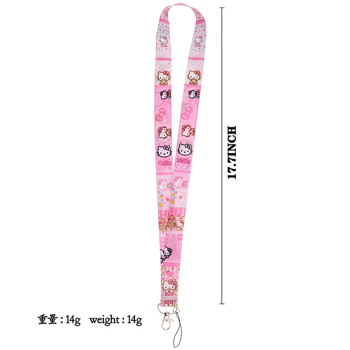 Cute Lanyard for Key Neck Strap lanyard Card ID Badge Holder Key Chain Key Holder Japanese Anime Key Rings Accessories Gifts