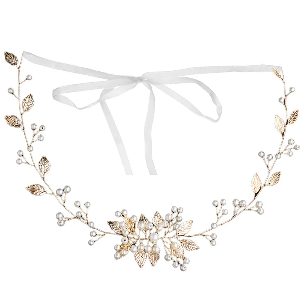 فستان الزفاف حزام اللؤلؤ حزام الزفاف للنساء شريط زخرفي معلمة أنيقة ثوب مسائي إكسسوار حفلة الزفاف دش