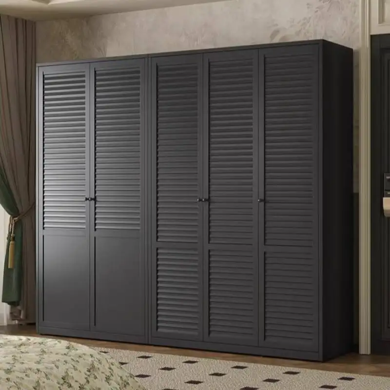 

Black Glossy Wardrobes Luxury Customized White Space Saving Wardrobes Wooden Bedroom Drawers Armadio Guardaroba Furniture Home