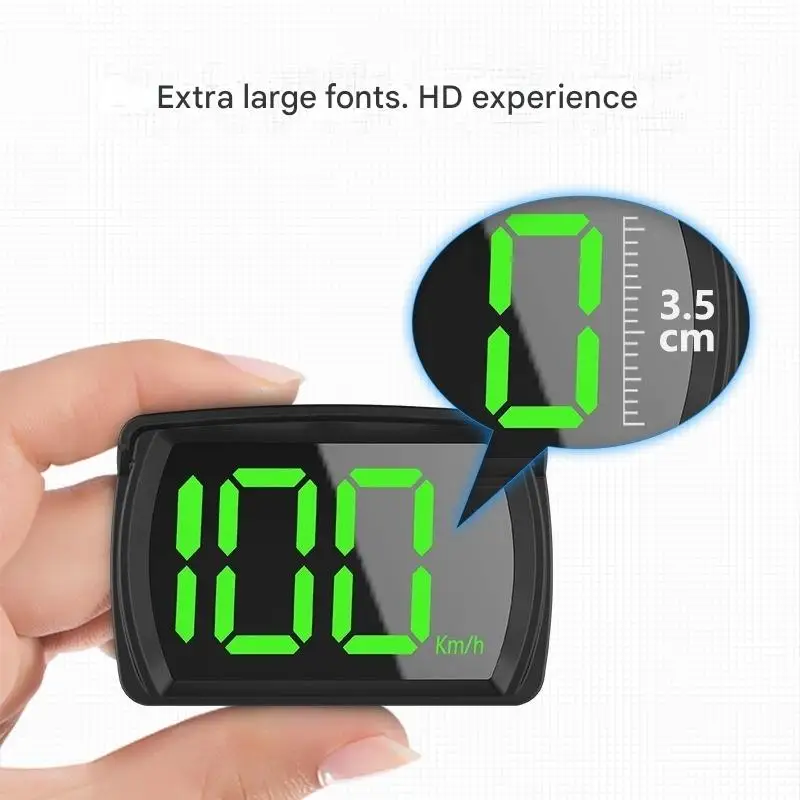 سيارة GPS رئيس يصل العرض كم / ساعة عداد السرعة العالمي جهاز عرض رقمي خط كبير سرعة متر عرض السيارات الإلكترونية