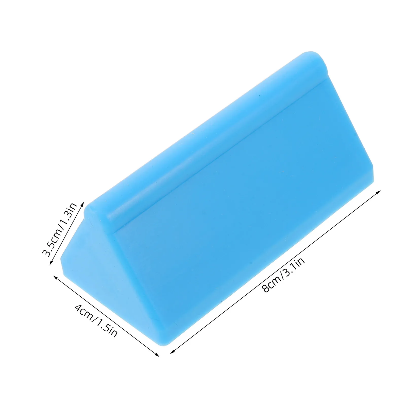 Silicone Tuning Fork Activator Block Blue Portable Non-Slip Resonance Sound Bath Minimal Noise Musical Tuning Accessories Sound
