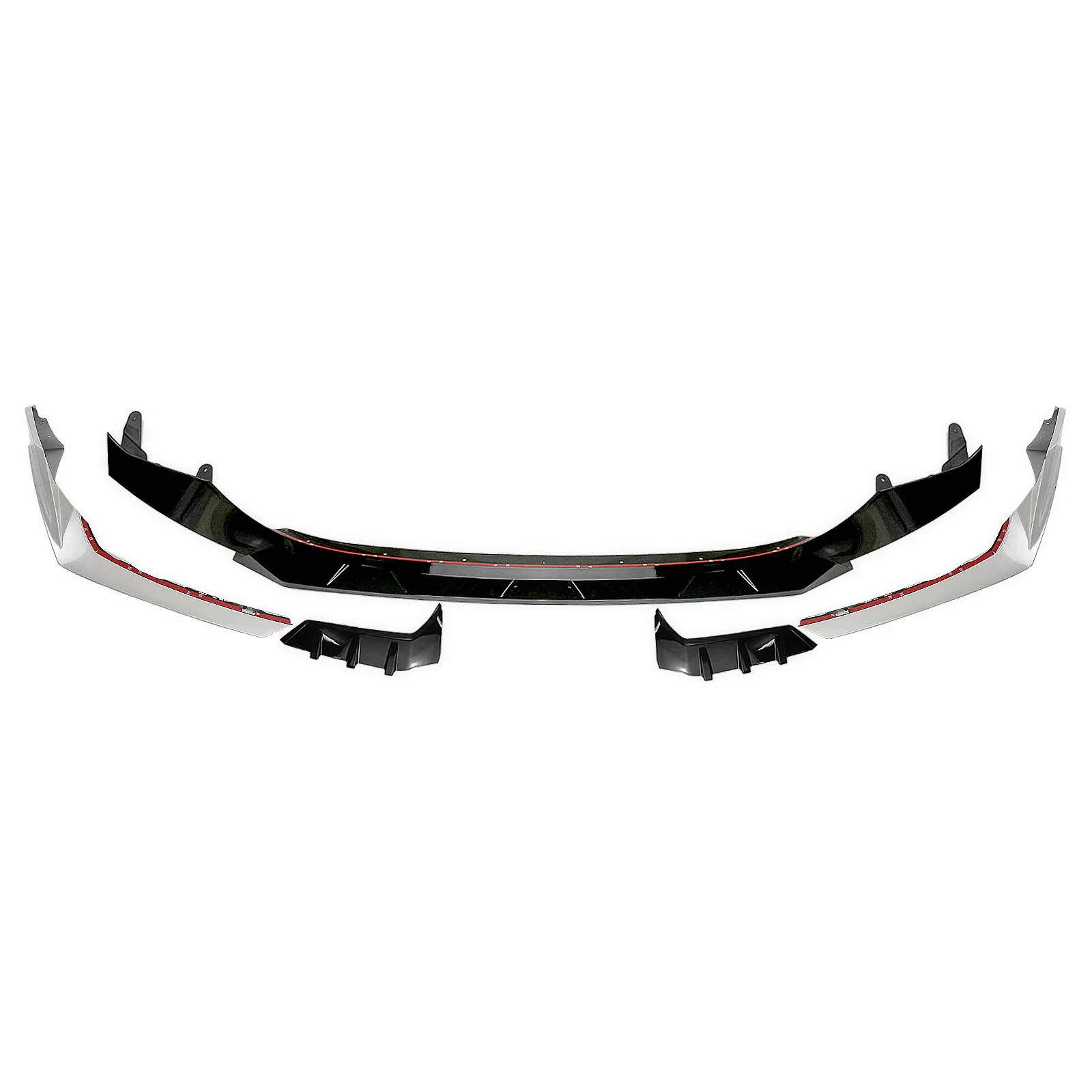 AKASAKA Front Bumper Spoiler Lip For BMW 3 Series G20 G21 G28 2019-2021 320i 325i 325li 330i M Sport Lower Splitter Protector