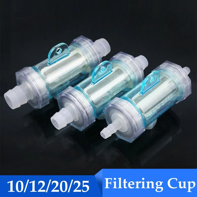 1pc 10mm~25mm Pagoda Soft Pipe Hose Transparent Water Filter Garden Irrigation Absorbent Pump Filters Aquarium Accessoires