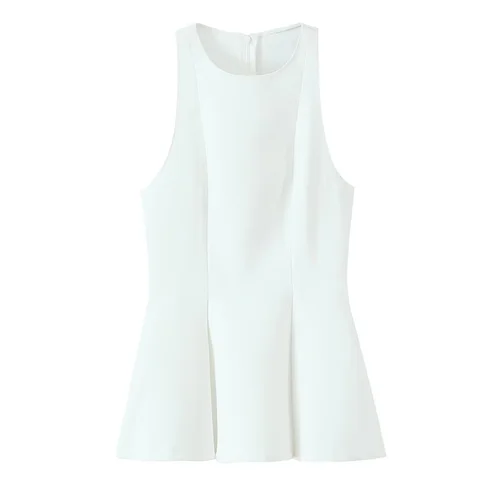 Imagen 2 del producto Novedad de verano, ropa de mujer, estilo europeo y americano, decoración sencilla a la moda, top con cuello colgante