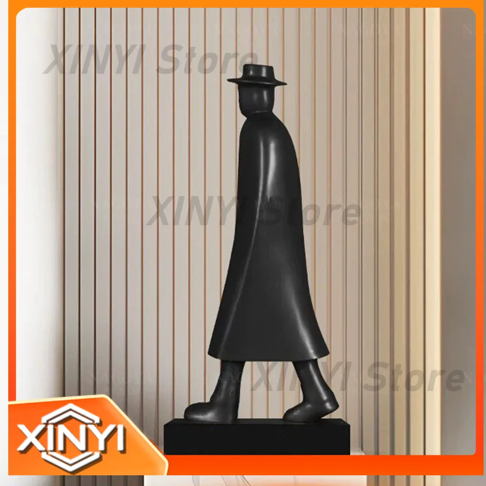Abstract Character Statues for Room Decoration Creative Chinese Ornaments for TV Cabinets Living Room and Entrance Floor Art