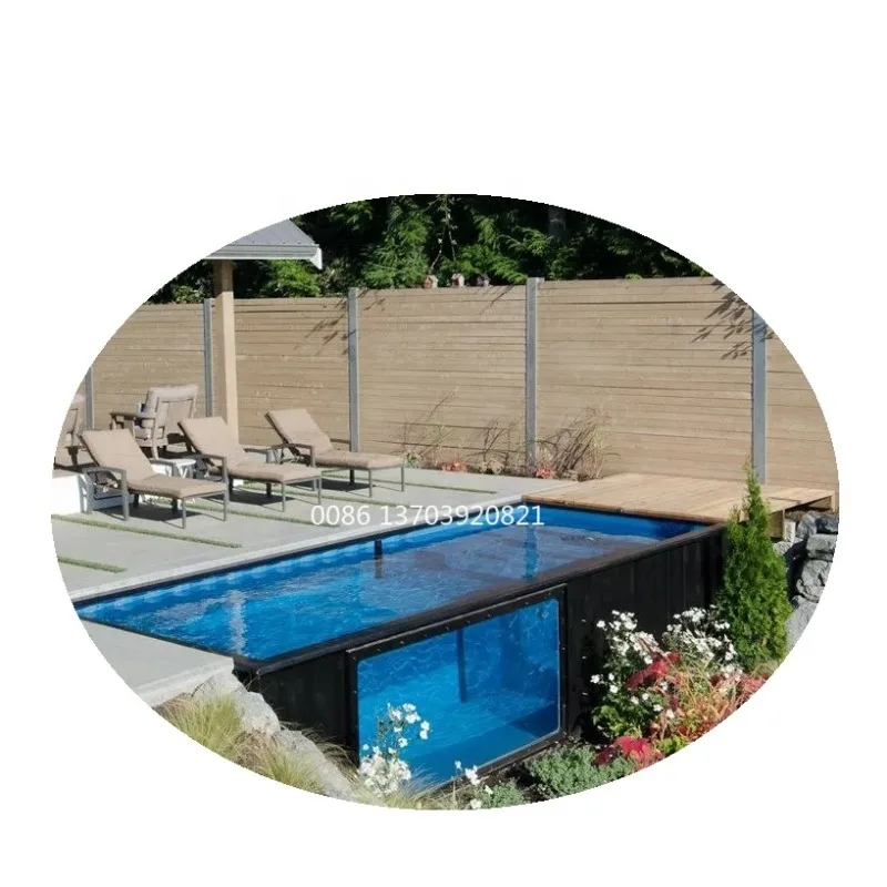 Contenedores de natación, precio de envío, cloro líquido, baño vacío, hierro bajo costo, listo para usar, cuentas de vidrio, 5 25 contenedores para piscina