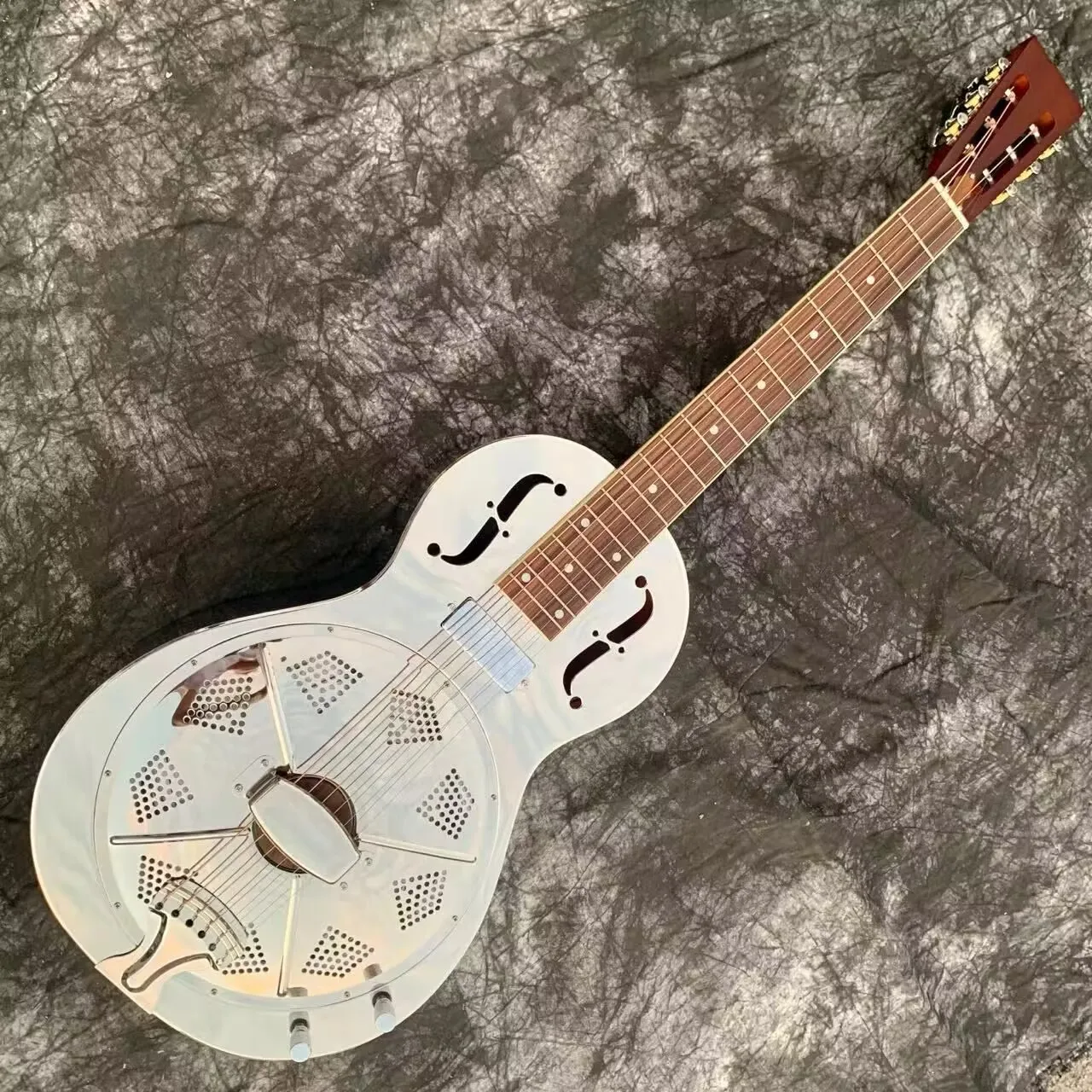 

free shipping new resonator guitar, resophonic guitars, Metal Body Duolian guiatrs