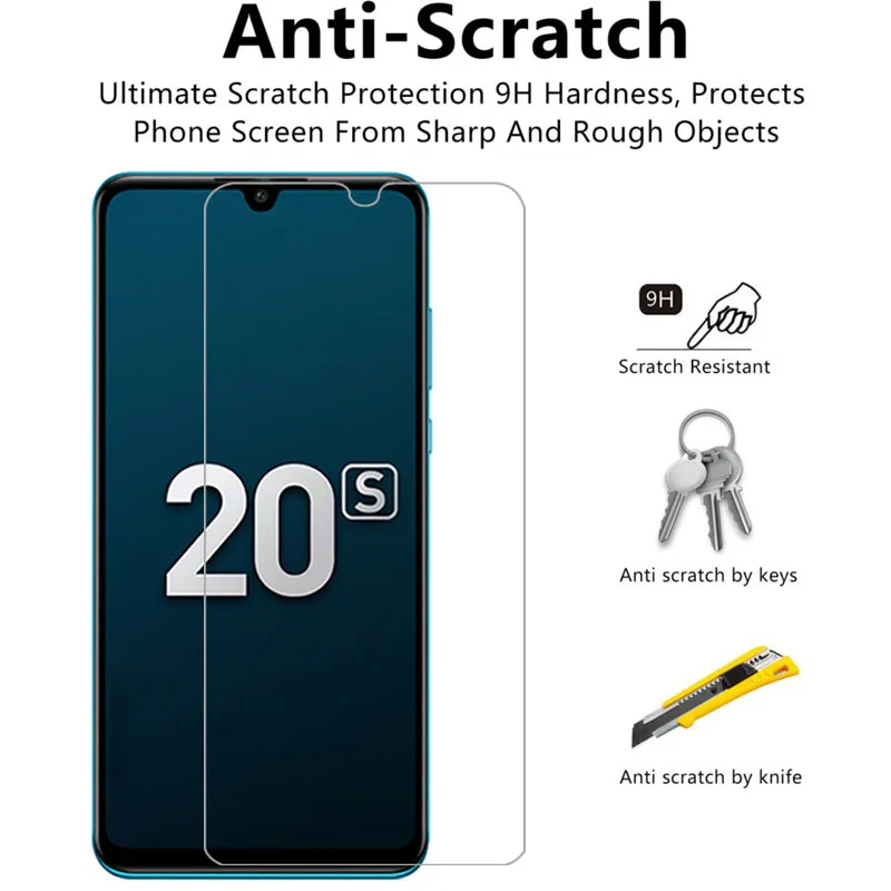 tempered glass for honor 20s protective glass screen protector on honor20s 20 s s20 safety phone film 6.15 honer onor honr hono