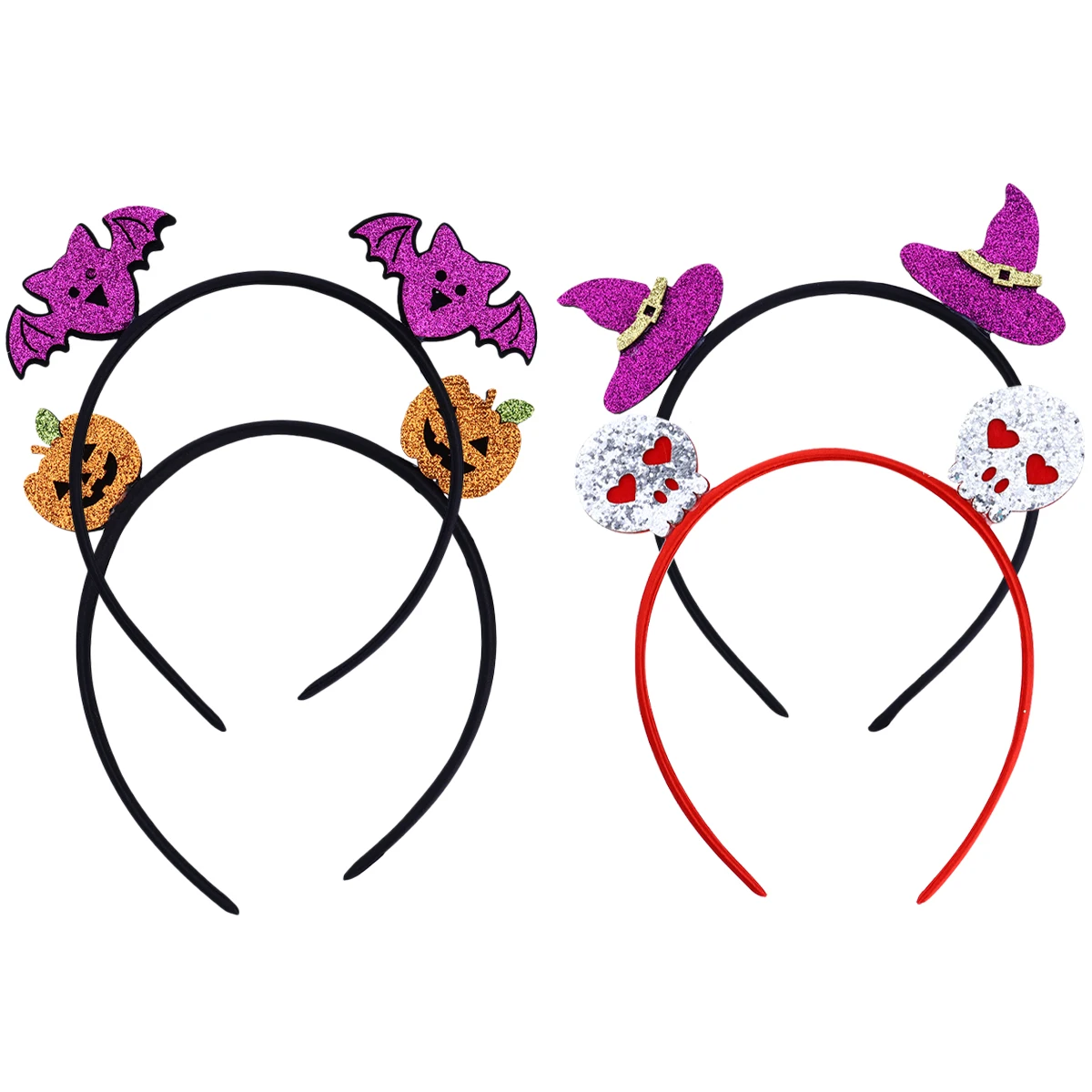 

4pcs Halloween Hair Accessories Fashion Headb s Artificial Hoop Durable Quality Party Decorations Scary Props Adults
