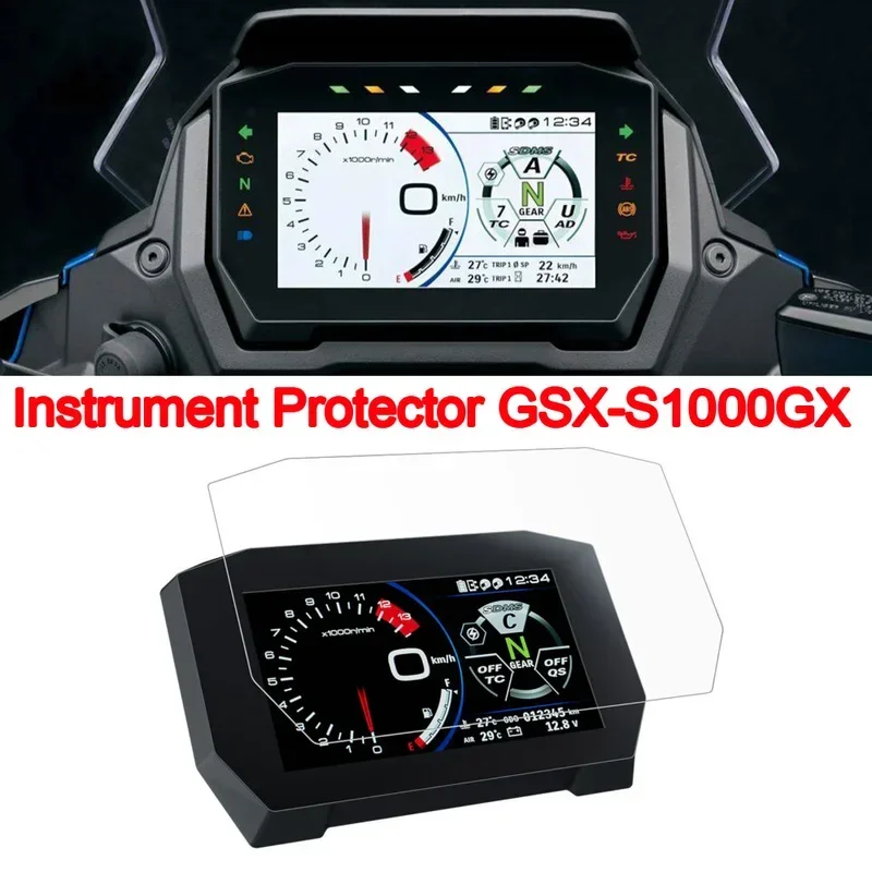 

GSX-S1000GX 2024 Motorcycle TPU Instrument Film or Suzuki GSX-S1000 GX GSXS1000GX Dashboard Screen Protector LCD TFT Accessories