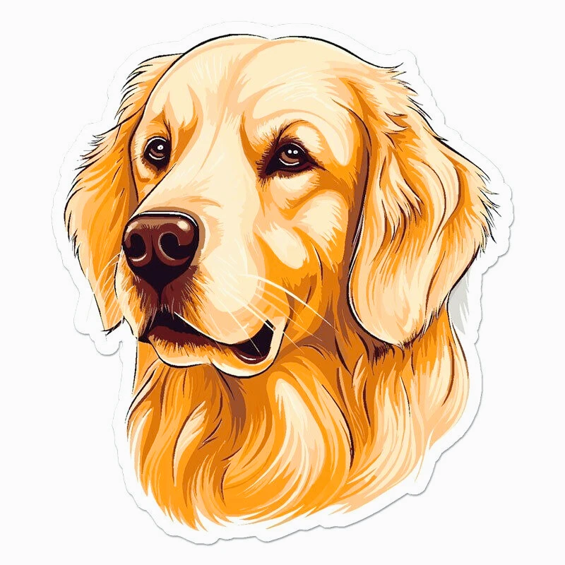 

Car decoration stickers FOR Golden Retriever Dog, Vinyl Decal Sticker 20CM PVCKK