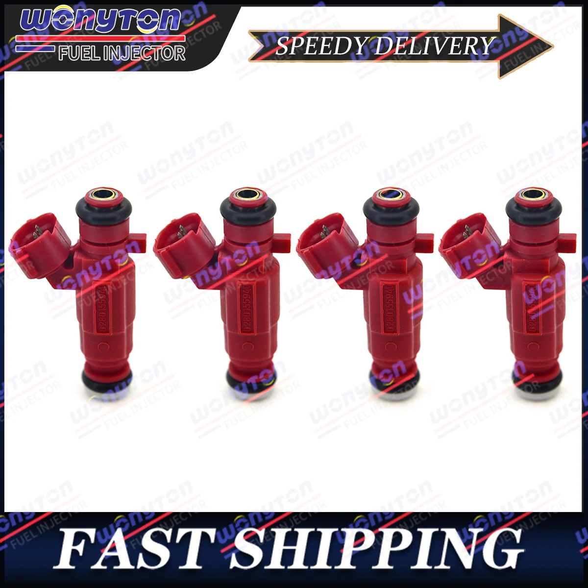 

4Pcs Fuel Injectors 0280155940 For Nissan Almera Primera 1996-2008