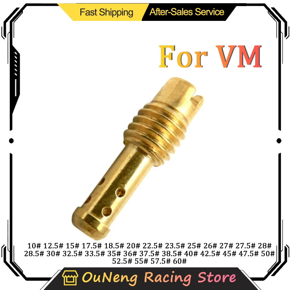 

2pcs Motorcycle Carburetor Mortorcycle Pilot Jet For MIKUNI VM TM TMX VM22 210 AX100 EN GN TZR TM TMS SIZE 10- 37.5