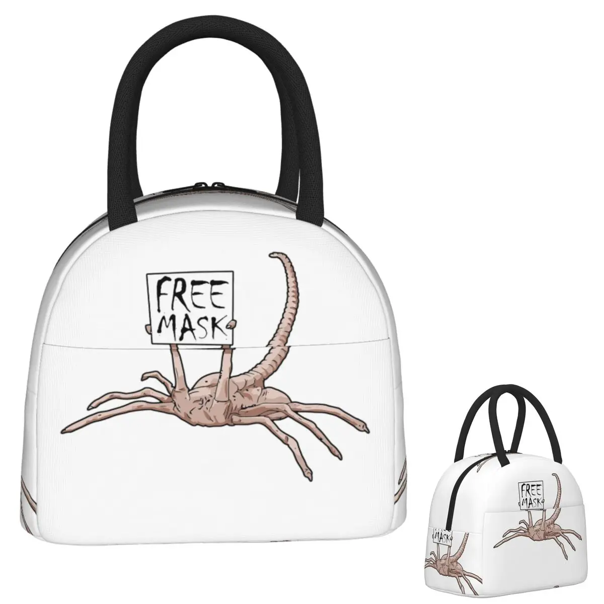 

Бесплатная маска! - Сумки для обеда Facehugger, изолированная коробка для бенто, водонепроницаемая сумка для обеда, герметичная сумка для пикника, термосумка для женщин и детей