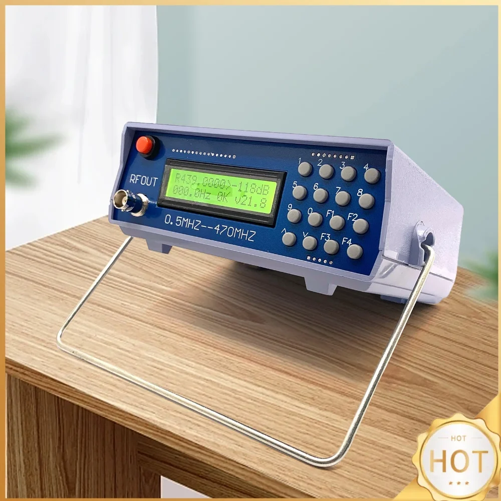 0.5MHz-470MHz RF Signal Generator with CTCSS Function Frequency Signal Source Signal Generator for FM Radio Walkie-Talkie Debug