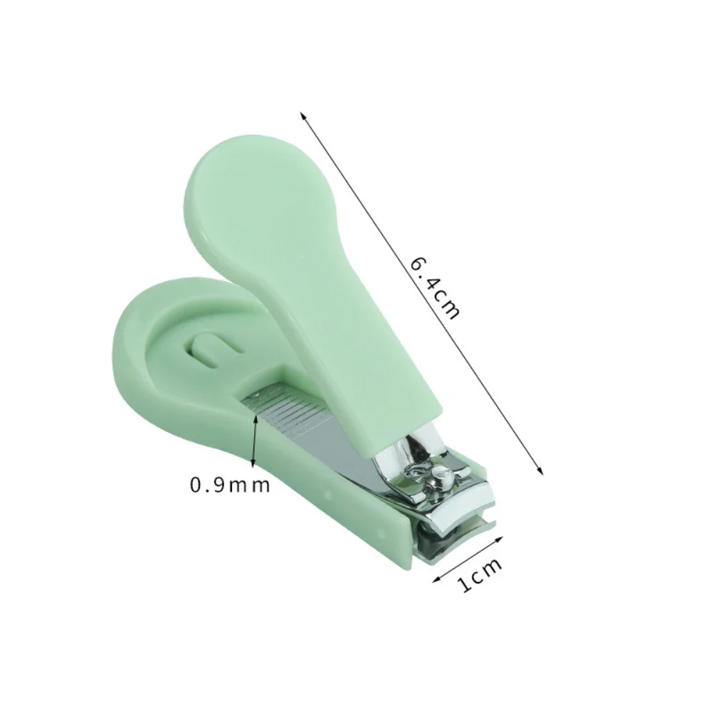 2 قطعة/المجموعة مسمار كليبرز ومقص للطفل الأزرق والوردي والأخضر مقبض الفولاذ المقاوم للصدأ رئيس السلامة مكافحة قرصة الأظافر قادين