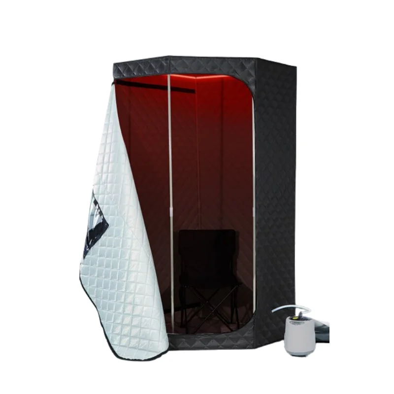 Sweat Box Red Light Wet Steam Sweat Room Infrared Remote Control Steam Sauna Room Bath Box With Transparent Window