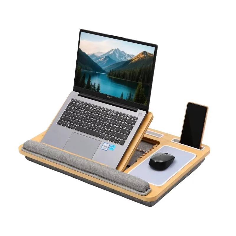 

Modern Multifunctional Laptop Desk Rack Mouse Pad Soft Pillow Home Office Computer Desk Mat